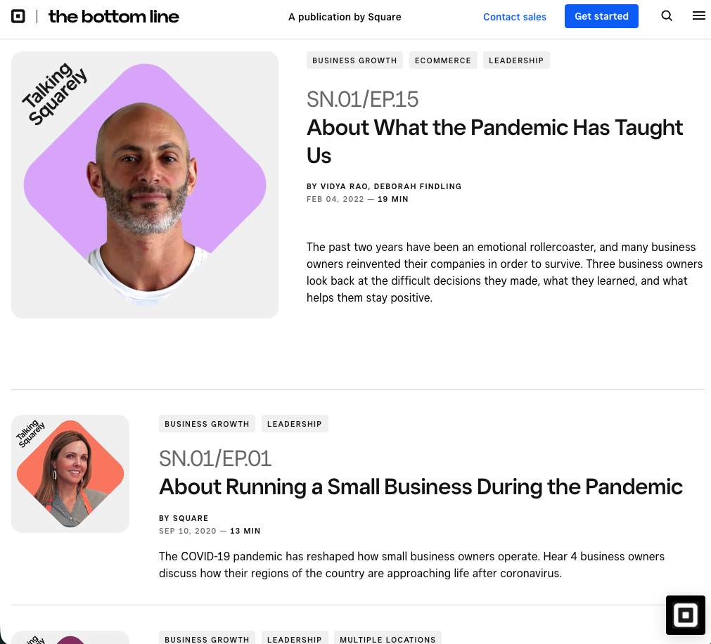 Square: Paying It Forward Podcast